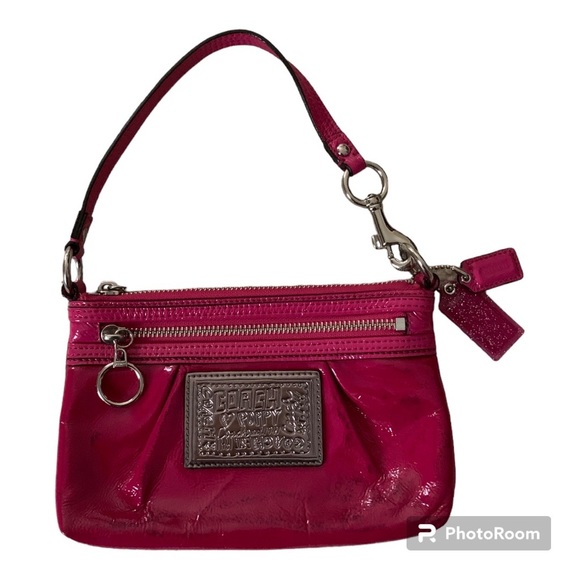 Coach Poppy large wristlet - Picture 1 of 5